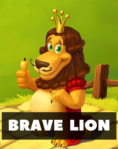 brave lion gold card in coin master